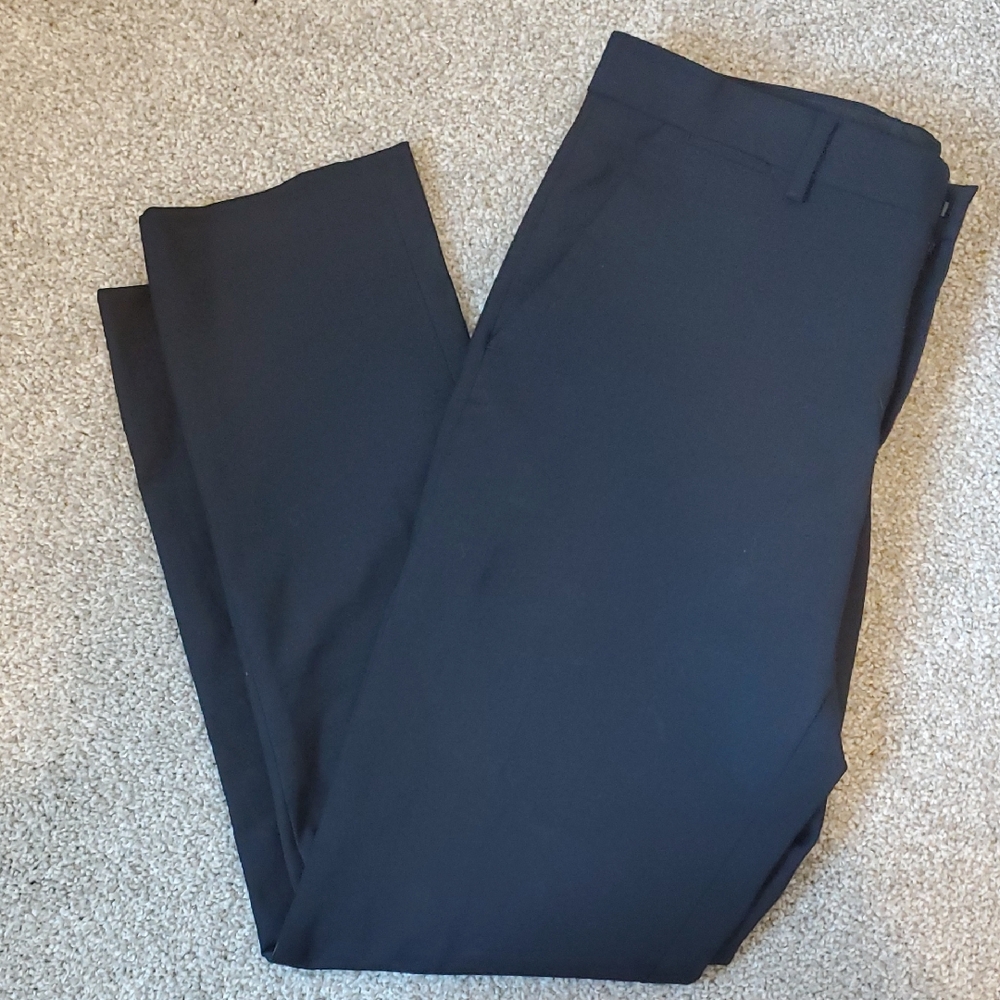 Express Men's Black Dress Pants - Sleek Tailored Style 30 X 30